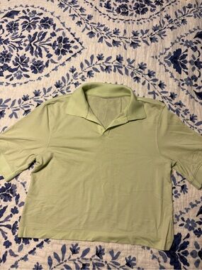 lululemon athletica Pale Green Short-Sleeve Polo